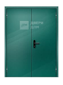 Противопожарная дверь двупольная ДПМ-02 EI-15 глухая герметичная