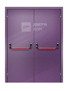 Глухая двупольная противопожарная дверь ДПМ-02 EI-15 утепленная